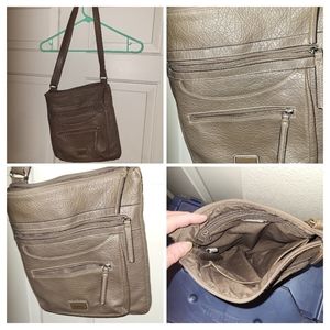 Tan Rosetti Multi Compartment Shoulder bag
